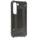 Juodas dėklas Samsung Galaxy S23 telefonui "Hybrid Armor"