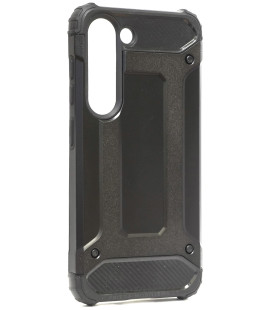 Juodas dėklas Samsung Galaxy S23 telefonui "Hybrid Armor"