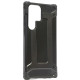 Juodas dėklas Samsung Galaxy S23 Ultra telefonui "Hybrid Armor"