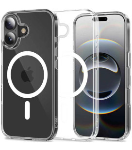 Skaidrus dėklas Apple iPhone 17 telefonui "Tech-Protect Flexair Hybrid Magsafe"