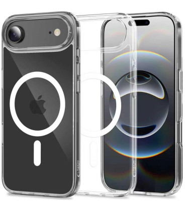 Skaidrus dėklas Apple iPhone 17 Air telefonui "Tech-Protect Flexair Hybrid Magsafe"