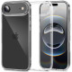 Skaidrus dėklas Apple iPhone 17 Air telefonui "Tech-Protect Flexair Hybrid"