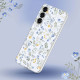Skaidrus dėklas su gėlėmis Samsung Galaxy A17 / A18 4G / 5G telefonui "Tech-Protect Flexair Spring Flowers"