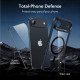 Skaidrus / juodas dėklas + apsauginis stiklas Apple iPhone 17 Air telefonui "ESR Classic Hybrid Magsafe & TG"
