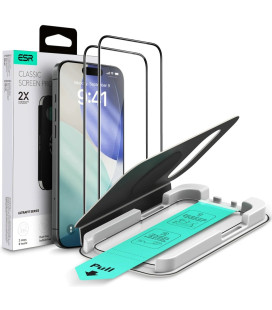 Apsauginis grūdintas stiklas Apple iPhone 17 Air telefonui "ESR Ultrafit Tempered Glass 2-Pack"