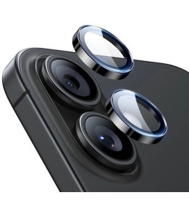 Juoda kameros apsauga Apple iPhone 16 / 16 Plus / 17 telefono kamerai "ESR Armorite Camera Protector"
