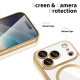 Auksinės spalvos (Shiny) / skaidrus dėklas Apple iPhone 17 Pro telefonui "Tech-Protect MagFlex Magsafe"