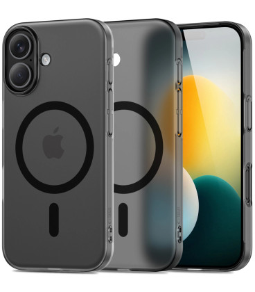 Matinis juodas dėklas Apple iPhone 17 telefonui "Tech-Protect MagSlim Magsafe"