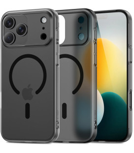 Matinis juodas dėklas Apple iPhone 17 Pro telefonui "Tech-Protect MagSlim Magsafe"