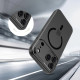 Matinis juodas dėklas Apple iPhone 17 Pro telefonui "Tech-Protect MagSlim Magsafe"