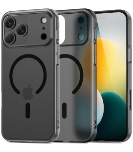 Matinis juodas dėklas Apple iPhone 17 Pro Max telefonui "Tech-Protect MagSlim Magsafe"