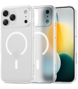 Matinis baltas dėklas Apple iPhone 17 Pro telefonui "Tech-Protect MagSlim Magsafe"