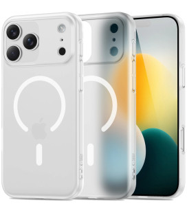 Matinis baltas dėklas Apple iPhone 17 Pro Max telefonui "Tech-Protect MagSlim Magsafe"