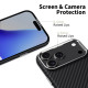 Juodas / sidabrinės spalvos dėklas Apple iPhone 17 Pro telefonui "Tech-Protect ION Carbon Magsafe"
