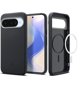 Juodas dėklas Google Pixel 10 / 10 Pro telefonui "Spigen Nano Pop MAG Magsafe"