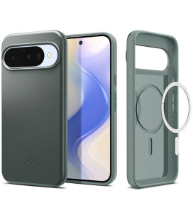 Žalias dėklas Google Pixel 10 / 10 Pro telefonui "Spigen Thin Fit MAG Magsafe"