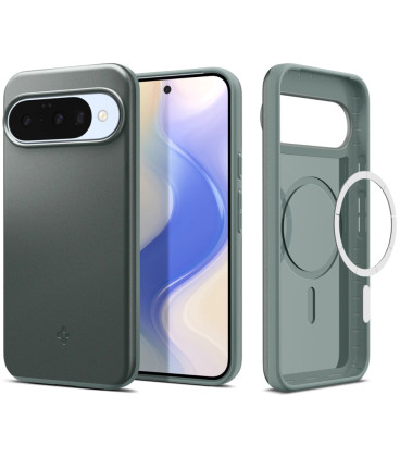Žalias dėklas Google Pixel 10 / 10 Pro telefonui "Spigen Thin Fit MAG Magsafe"