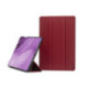Dėklas Reach Smart Leather Samsung X110/X115 Tab A9 8.7/X130/X135 Tab A11 8.7 tamsiai raudonas