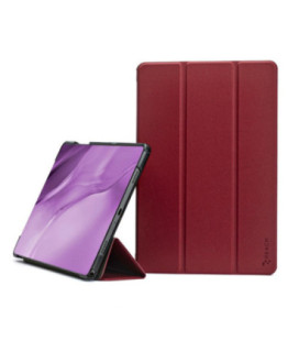 Dėklas Reach Smart Leather Samsung X110/X115 Tab A9 8.7/X130/X135 Tab A11 8.7 tamsiai raudonas