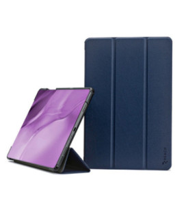 Dėklas Reach Smart Leather Samsung X110/X115 Tab A9 8.7/X130/X135 Tab A11 8.7 tamsiai mėlynas