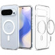 Skaidrus (Baltas) dėklas Google Pixel 10 / 10 Pro telefonui "Spigen Ultra Hybrid MAG Magsafe"