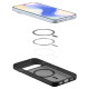 Matinis juodas dėklas Google Pixel 10 / 10 Pro telefonui "Spigen Ultra Hybrid MAG Magsafe"