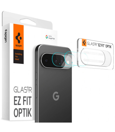 Kameros apsauga Google Pixel 10 telefono kamerai apsaugoti "Spigen Optik.TR EZ Fit Camera Protector 2-Pack"