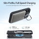 Juodas / skaidrus dėklas Apple iPhone 17 telefonui "ESR Classic Hybrid Kickstand Magsafe"