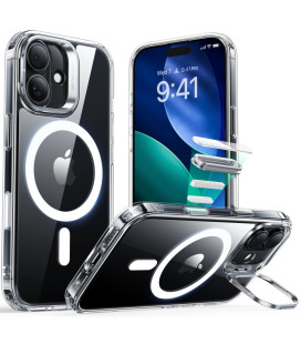 Skaidrus dėklas Apple iPhone 17 telefonui "ESR Classic Hybrid Kickstand Magsafe"