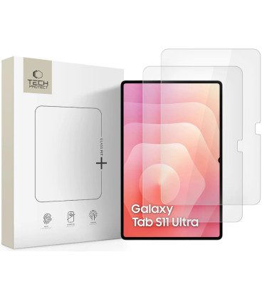 Apsauginis grūdintas stiklas Samsung Galaxy Tab S9 Ultra / S10 Ultra / S11 Ultra / S12 Ultra 14.6 "Tech-Protect Glass Fit+"