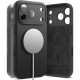 Juodas dėklas Apple iPhone 17 Pro Max telefonui "Ringke Silicone Magnetic Magsafe"