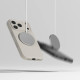 Pilkas dėklas Apple iPhone 17 Pro Max telefonui "Ringke Silicone Magnetic Magsafe"