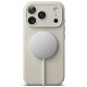 Pilkas dėklas Apple iPhone 17 Pro Max telefonui "Ringke Silicone Magnetic Magsafe"