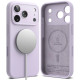 Purpurinis dėklas Apple iPhone 17 Pro Max telefonui "Ringke Silicone Magnetic Magsafe"