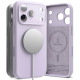 Purpurinis dėklas Apple iPhone 17 Pro Max telefonui "Ringke Silicone Magnetic Magsafe"