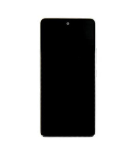 LCD display + Touch Unit + Front Cover Samsung A536B Galaxy A53 5G Awesome White (Service Pack) 