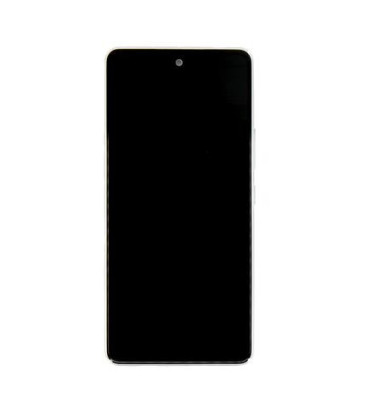 LCD display + Touch Unit + Front Cover Samsung A536B Galaxy A53 5G Awesome White (Service Pack) 