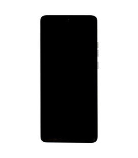 Motorola Edge 40 Neo LCD Display + Touch Unit + Front Cover Black Beauty (Service Pack)