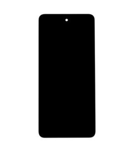 Motorola G04s LCD Display + Touch Unit + Front Cover Black (Service Pack)