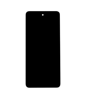 Motorola G04s LCD Display + Touch Unit + Front Cover Black (Service Pack)