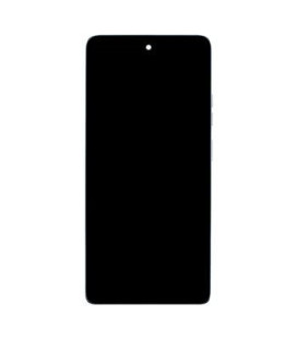 Motorola G75 5G LCD Display + Touch Unit + Front Cover Green (Service Pack)