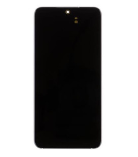 LCD display + Touch Unit + Front Cover Samsung S901B Galaxy S22 Phantom White (Service Pack) 