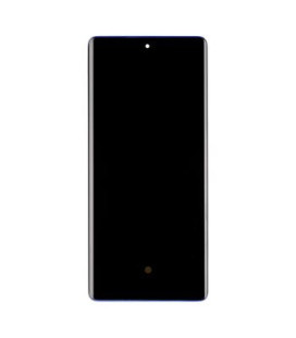 Motorola G85 LCD Display + Touch Unit + Front Cover Cobalt Blue (Service Pack)
