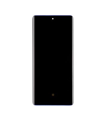 Motorola G85 LCD Display + Touch Unit + Front Cover Cobalt Blue (Service Pack)