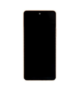 LCD display + Touch Unit + Front Cover Samsung A536B Galaxy A53 5G Awesome Peach (Service Pack) 