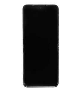 LCD display + Touch Unit + Front Cover Samsung F721 Galaxy Z Flip 4 5G Graphite (Service Pack)
