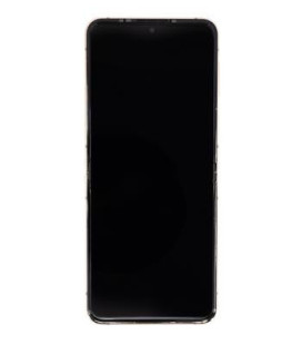 LCD display + Touch Unit + Front Cover Samsung F721 Galaxy Z Flip 4 5G Pink (Service Pack)