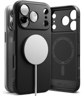 Juodas dėklas Apple iPhone 17 Pro telefonui "Ringke Onyx Magnetic Magsafe"