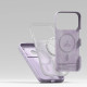 Purpurinis dėklas Apple iPhone 17 Pro telefonui "Ringke Silicone Magnetic Magsafe"