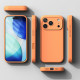 Oranžinis dėklas Apple iPhone 17 Pro telefonui "Ringke Silicone Magnetic Magsafe"